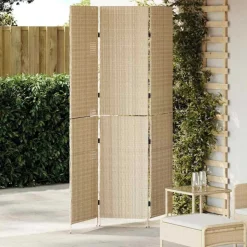 vidaXL Rumsavskiljare Beige 147 x 180 cm konstrotting