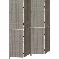 Online vidaXL Rumsavskiljare 195 x 180 cm konstrotting Grå