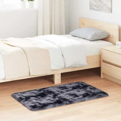 Discount vidaXL Ryamatta med lång lugg NAVARRA 60x100 cm polyester Mörkgrå