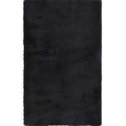vidaXL Ryamatta med lång lugg NAVARRA svart 80x150 cm polyester