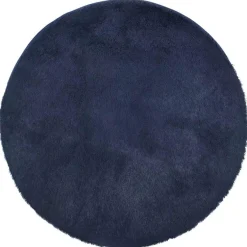 Clearance vidaXL Ryamatta med lång lugg NAVARRA 100x100 cm polyester Marinblå