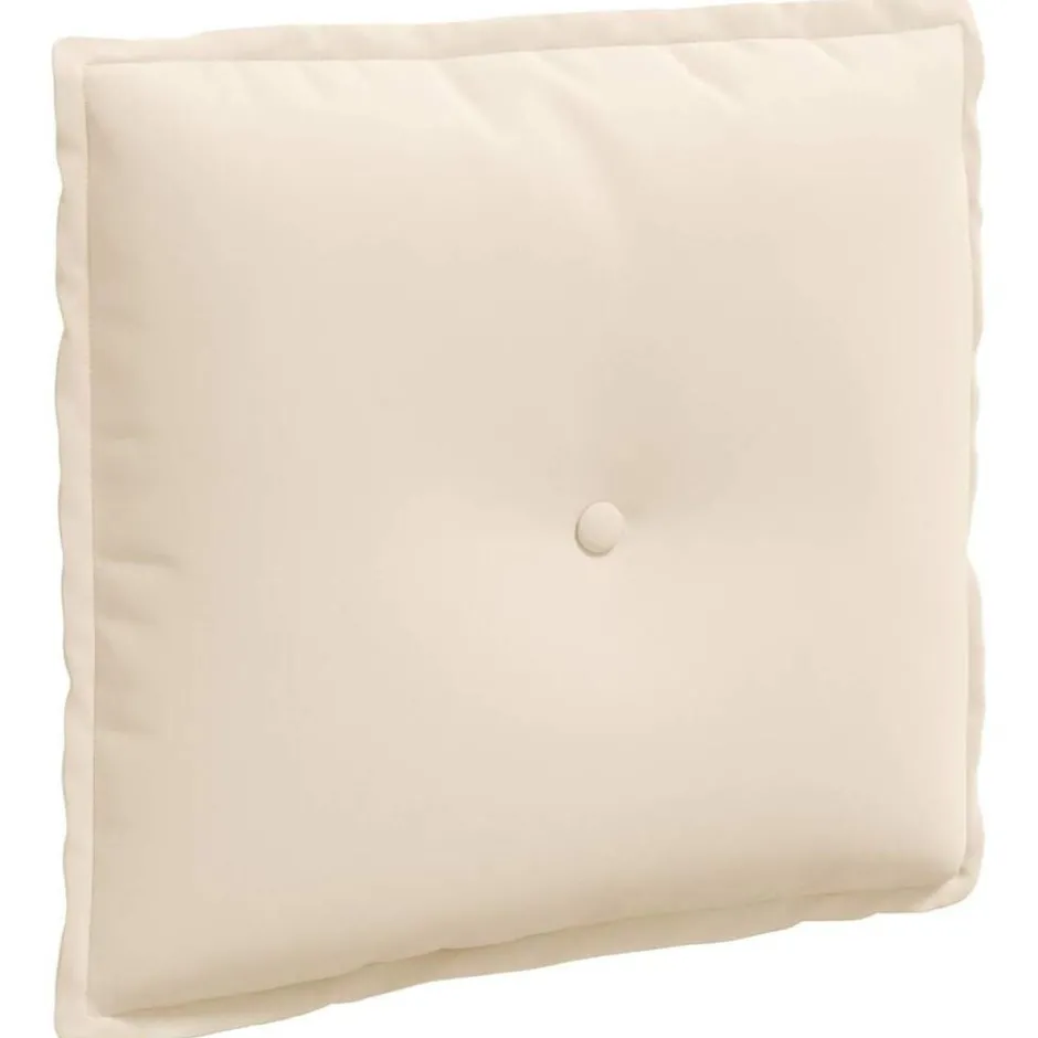 Best vidaXL Ryggkudde 50 x 45 cm Mikrofiber Tyg Beige