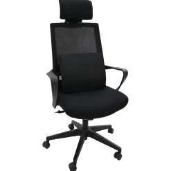vidaXL Ryggkudde Svart Minneskum 35,5 x 30 x 12 cm