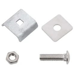 New vidaXL Sammankopplare galler 25 set Silver