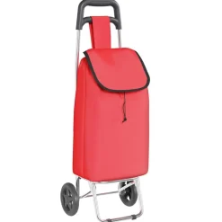 vidaXL Shoppingvagn Röd 35 x 28 x 92 cm Oxford tyg