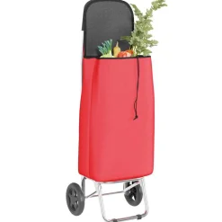 vidaXL Shoppingvagn Röd 35 x 28 x 92 cm Oxford tyg