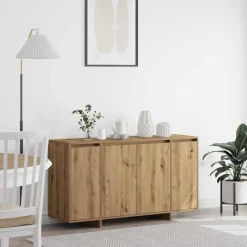 Best vidaXL Sideboard 135 x 41 x 75 cm Konstruerat trä artisan ek