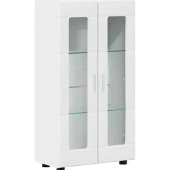 Clearance vidaXL Sideboard FLORIN 55,5 x 29 x 100 cm Konstruerat trä Vit