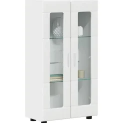 Clearance vidaXL Sideboard FLORIN 55,5 x 29 x 100 cm Konstruerat trä Vit