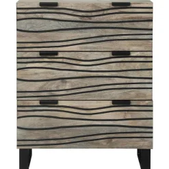 Hot vidaXL Sideboard med låda 60 x 33.5 x 75 cm Massivt Mangoträ Vit