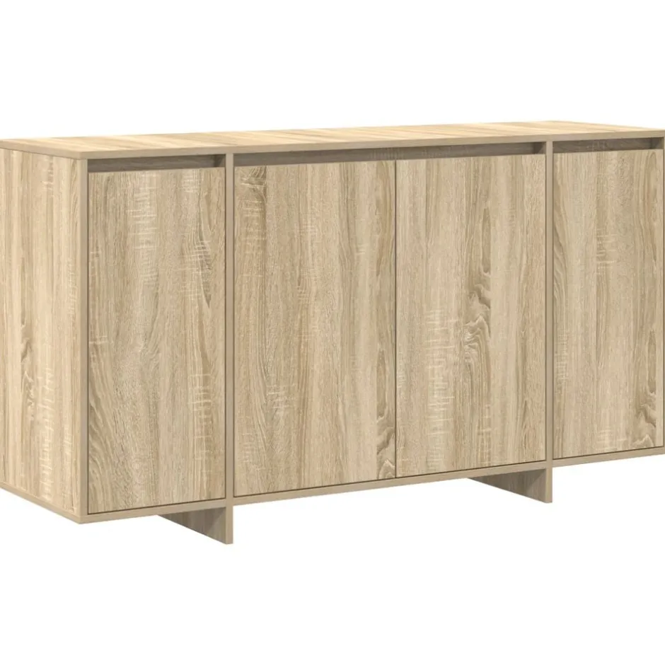 Outlet vidaXL Sideboard Sonoma-ek 135 x 41 x 75 cm Konstruerat trä Sonoma ek