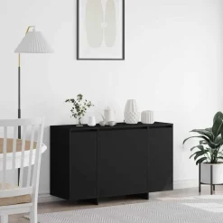 Discount vidaXL Sideboard 120 x 41 x 75 cm Konstruerat trä Svart