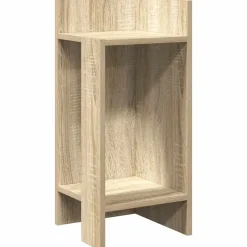 Discount vidaXL Sidobord med hylla sonoma-ek 25,5x27x60 cm Sonoma ek