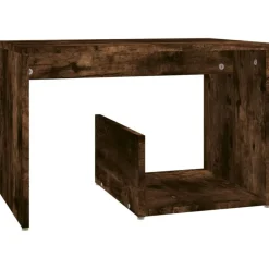 Hot vidaXL Sidobord 59x36x38 cm konstruerat trä Rökfärgad ek