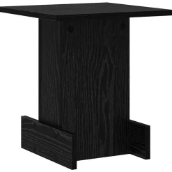 Outlet vidaXL Sidobord 35,5 x 35 x 40 cm Konstruerat trä Svart ek