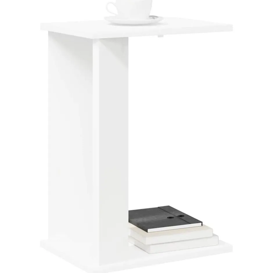 Sale vidaXL Sidobord 35 x 25 x 50 cm Konstruerat trä Vit