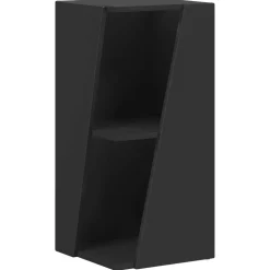 vidaXL Sidobrett Svart 33 x 32 x 70,5 cm Konstruerat trä