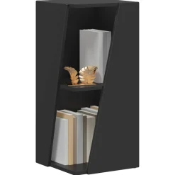 vidaXL Sidobrett Svart 33 x 32 x 70,5 cm Konstruerat trä
