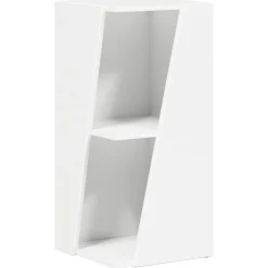 Best vidaXL Sidobrett 33 x 32 x 70,5 cm Konstruerat trä Vit