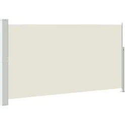 vidaXL Sidomarkis för uteplats 160 x 300 cm gräddvit