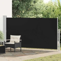 vidaXL Sidomarkis för uteplats 160 x 300 cm svart