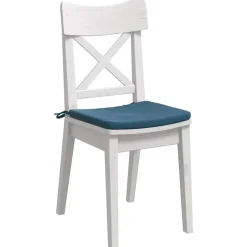 vidaXL Sittkuddar 4 pcs Blå 40 x 40 x 3 cm Sammet