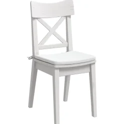 Outlet vidaXL Sittkuddar 4 pcs 40 x 40 x 3 cm tyg Vit