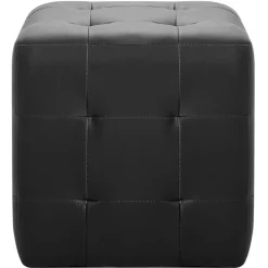 Clearance vidaXL Sittpuff 2 st 30x30x30 cm konstläder Svart