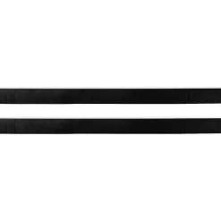vidaXL Självhäftande dörrborstlist 2 pcs Vit 100 cm Aluminiumlegering