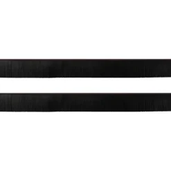 vidaXL Självhäftande dörrborstlist 2 pcs 100 cm Aluminiumlegering Brun