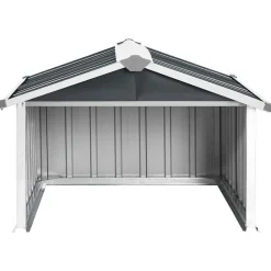Discount vidaXL Skjul för robotgräsklippare 92x97x63 cm galvaniserat stål Antracit