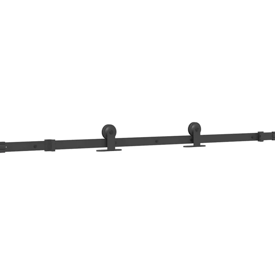 Sale vidaXL Skjutdörr med beslagset ESG glas och aluminium 76x205 cm Transparent