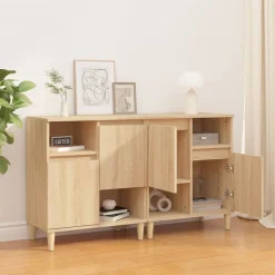 Clearance vidaXL Skänk 2 st 60x35x70 cm konstruerat trä Sonoma ek