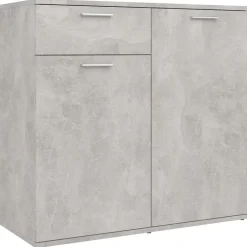 Sale vidaXL Skänk 80x36x75 cm konstruerat trä Betonggrå