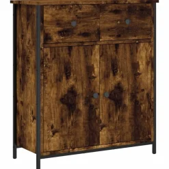 vidaXL Skänk brun ek 70x30x80 cm konstruerat trä