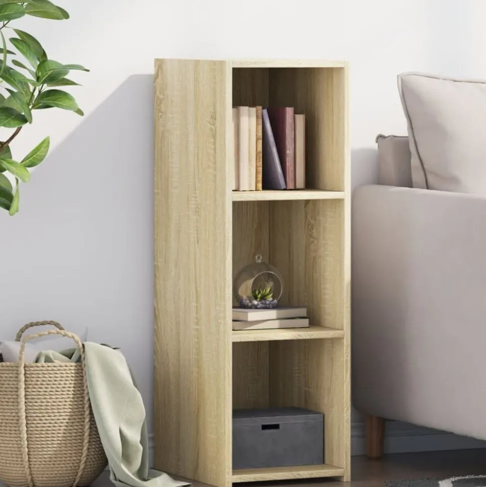 vidaXL Skänk sonoma-ek 30x41x93 cm konstruerat trä