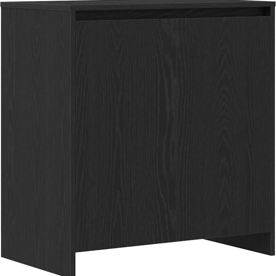 Outlet vidaXL Skänk 70x41x75 cm konstruerat trä Svart ek