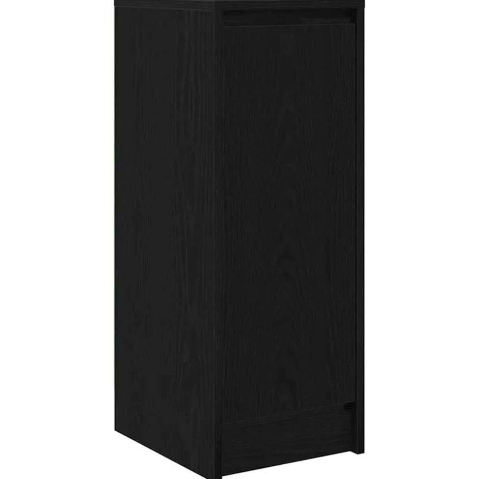 Sale vidaXL Skänk 29,5x34x76 cm konstruerat trä Svart ek