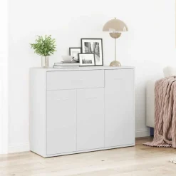 Hot vidaXL Skänk 88x30x70 cm konstruerat trä Vit