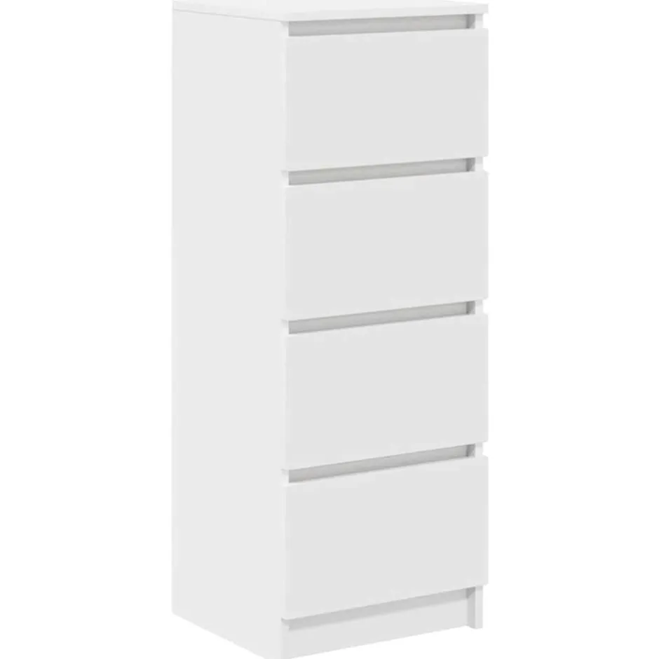 Discount vidaXL Skänk 37,5x35x99 cm konstruerat trä Vit