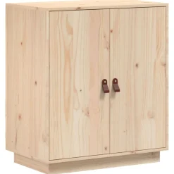 vidaXL Skänk 65,5x40x75 cm massiv furu