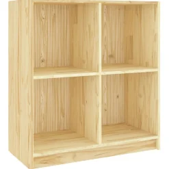 vidaXL Skänk 70x33x76 cm massiv furu