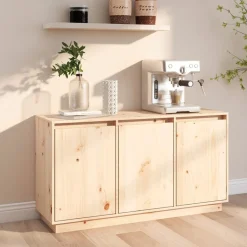 vidaXL Skänk 111x34x60 cm massiv furu