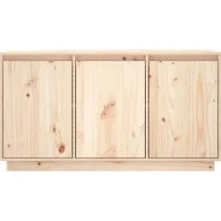 vidaXL Skänk 111x34x60 cm massiv furu