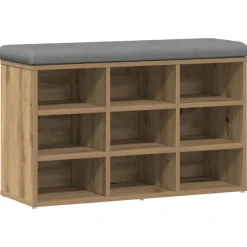 Discount vidaXL Skobänk hantverksmässig ek 82x32x50 cm konstruerat trä artisan ek