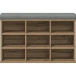 Discount vidaXL Skobänk hantverksmässig ek 82x32x50 cm konstruerat trä artisan ek