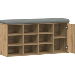 Best vidaXL Skobänk hantverksmässig ek 102x32x50 cm konstruerat trä artisan ek