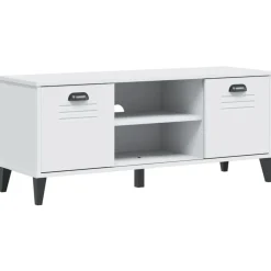 vidaXL Skobänk VIKEN vit 106x35x45 cm konstruerat trä