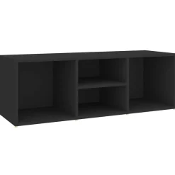vidaXL Skoförvaringsbänk 105x35x35 cm konstruerat trä Svart