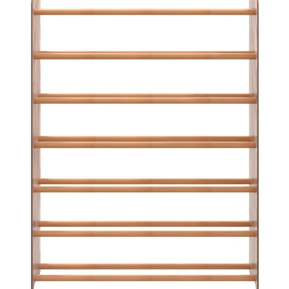 Clearance vidaXL Skohylla 90x24x117 cm konstruerat trä Brun
